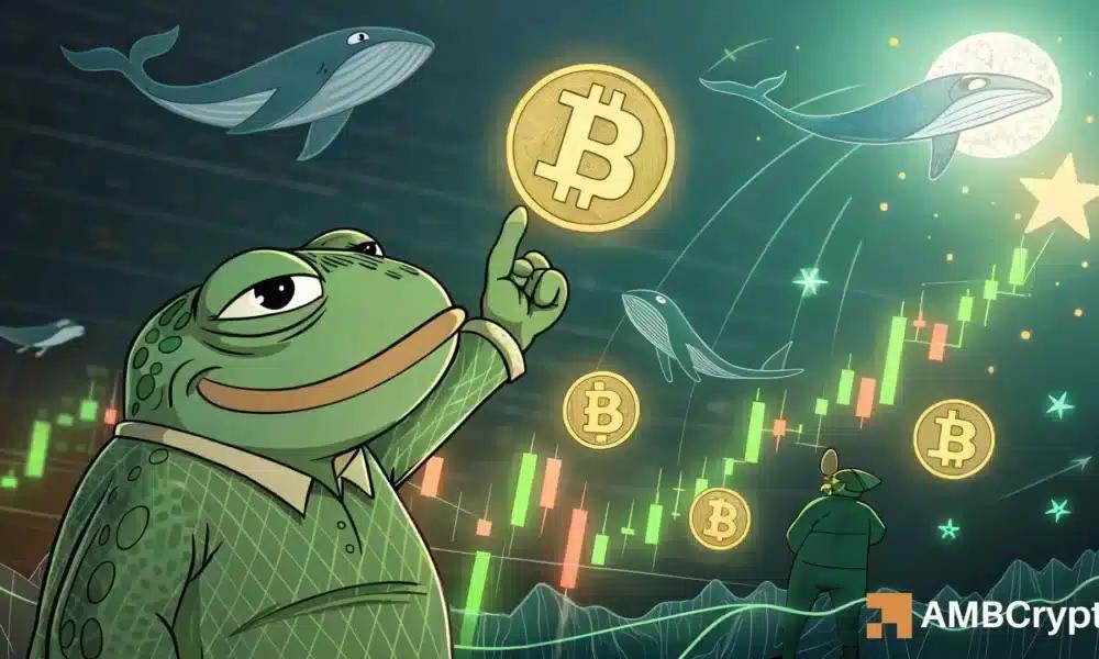 PEPE:两大关键要素暗示未来或将出现反弹。